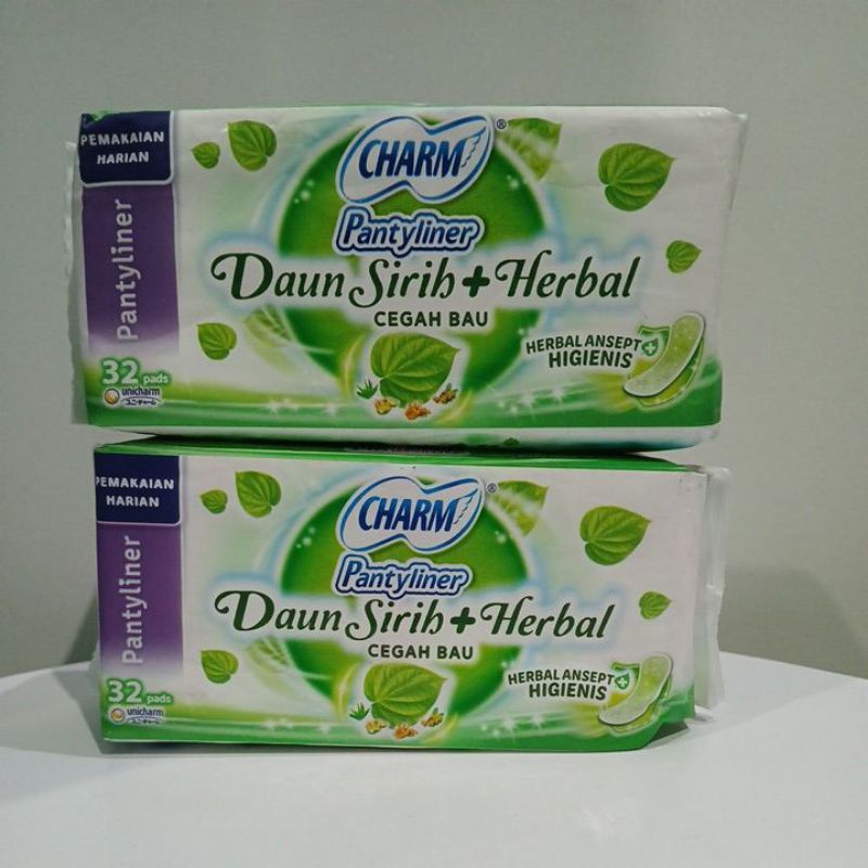 charm pantyliner daun sirih herbal