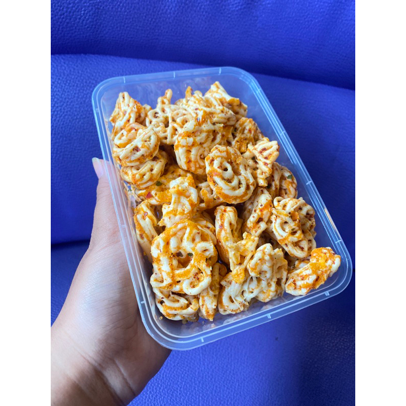 

krupuk mawar pedas daun jeruk