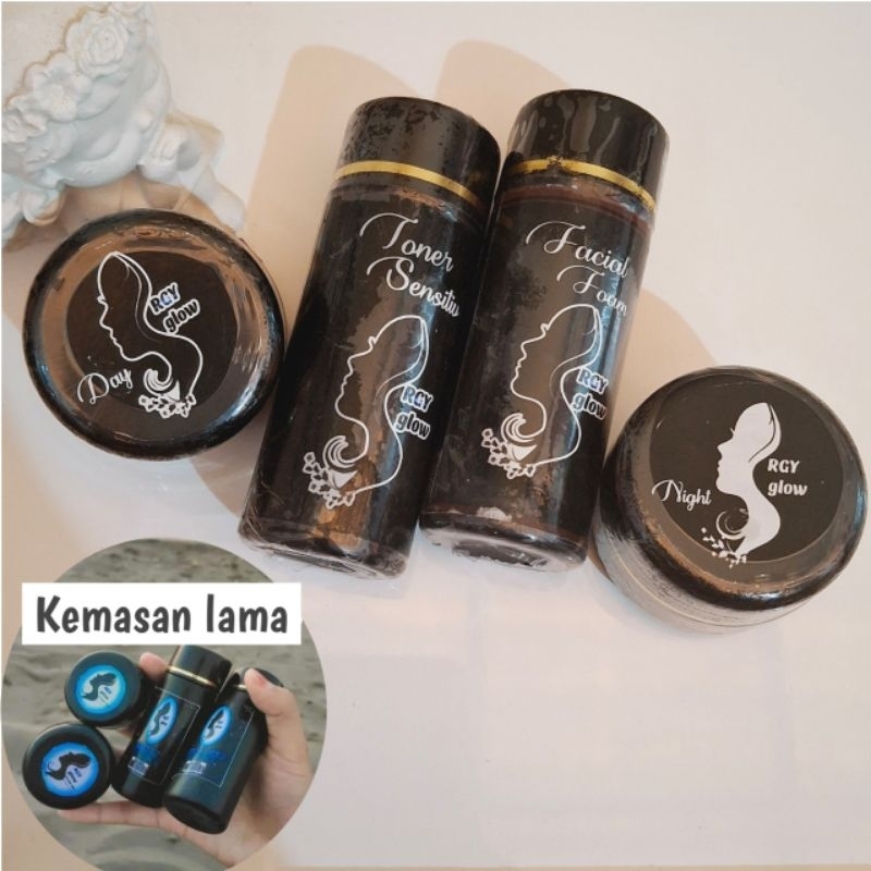 CREAM RGY GLOW PAKET SENSITIF / DOSTING FORMULA BARU