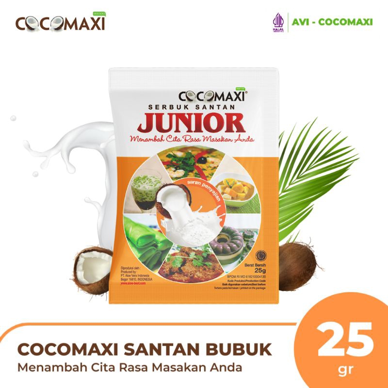 

Serbuk santan junior cocomaxi 25 gr dapat 10 pcs | kemasan sachet