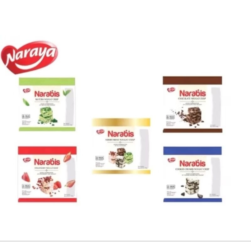 

NARAYA Narabis Nougat Crisp 200gr/Naraya Narabis/Narabis Nougat