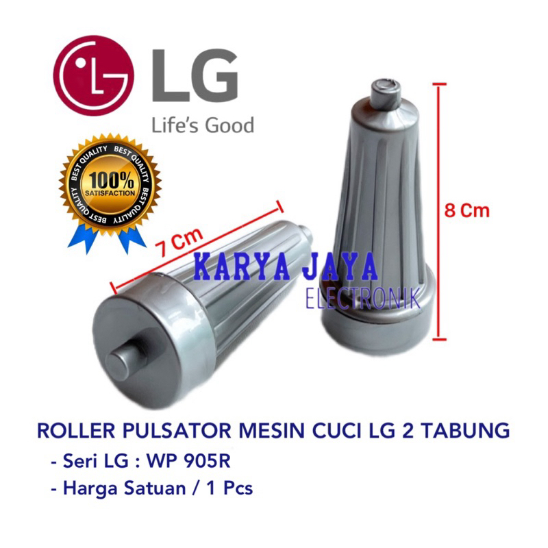 Roller Pulsator Mesin Cuci LG Seri WP 905R / Roda Mesin Cuci LG 2 Tabung