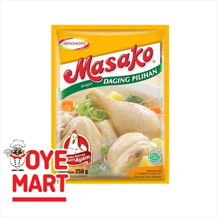 

MASAKO BUMBU KALDU RASA AYAM 250GR / PENYEDAP MAKANAN