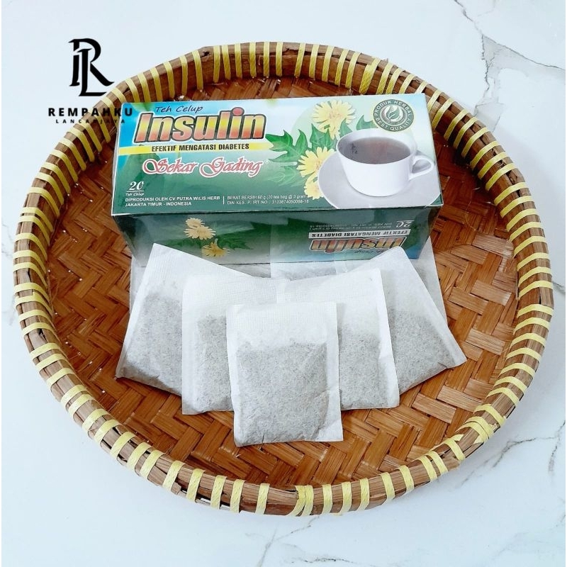 

Teh Celup Daun Insulin 1pak Isi 20pcs