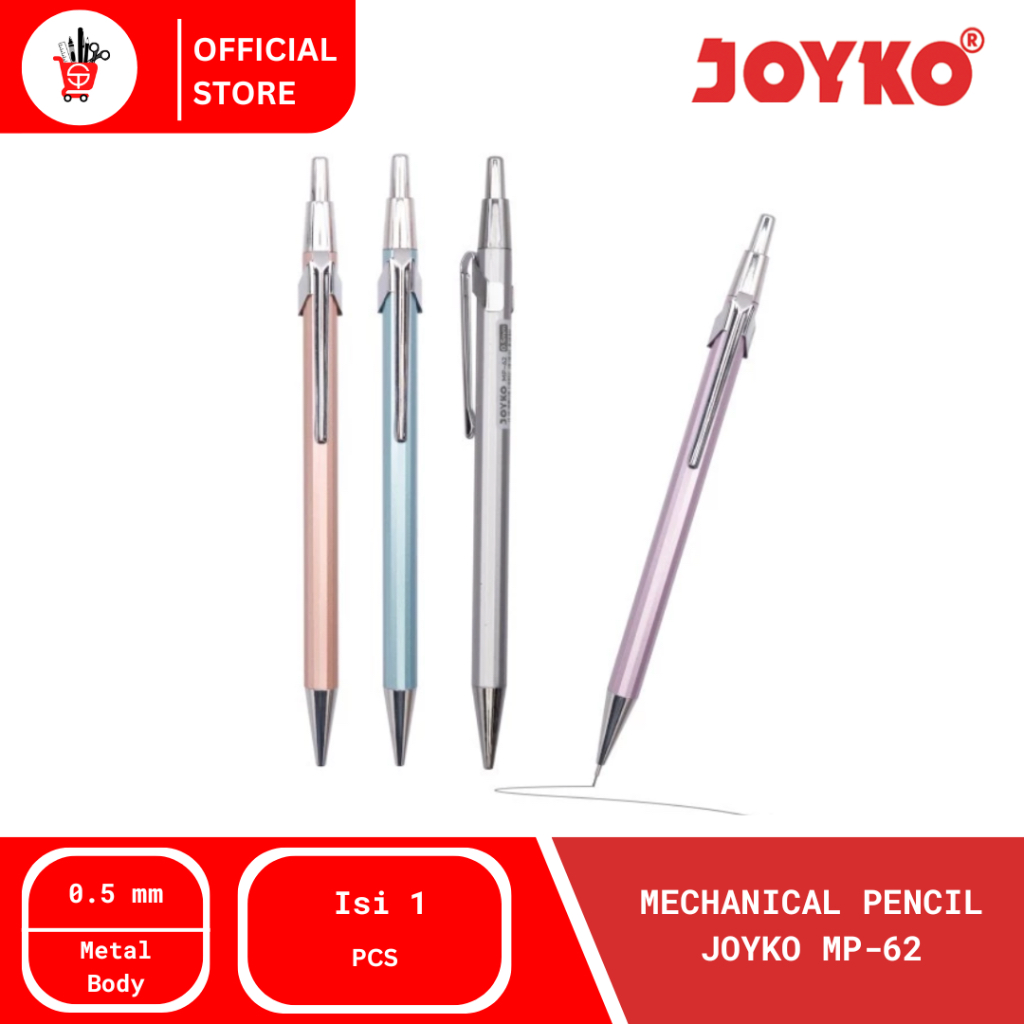 

Mechanical Pencil | Pensil | Pensil Mekanik Joyko MP-62 (1 PCS)