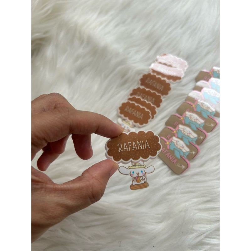 

stiker nama atau label school