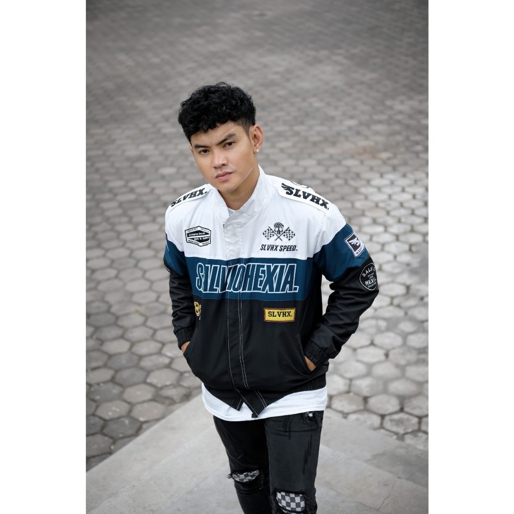 Jaket Nascar Salvio Hexia Pria / Jaket Racing Pria