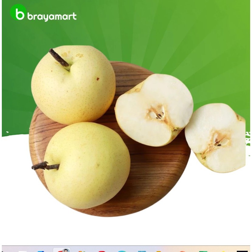 

Buah Pir 500 gram Brayamart