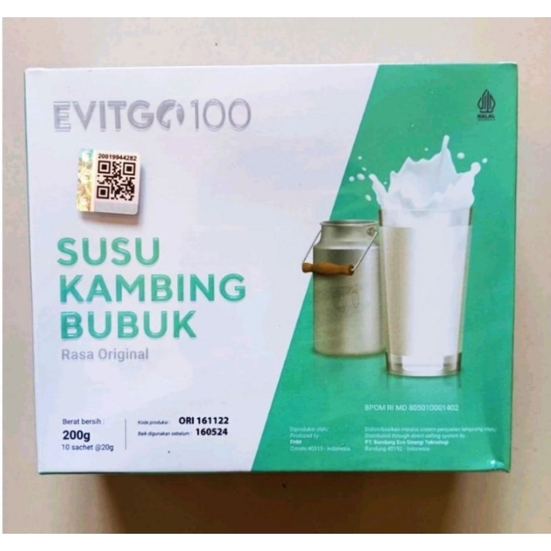 

Susu kambing EVITGO100 Rasa Original 2Pv bisa mengobati segala jenis penyakit