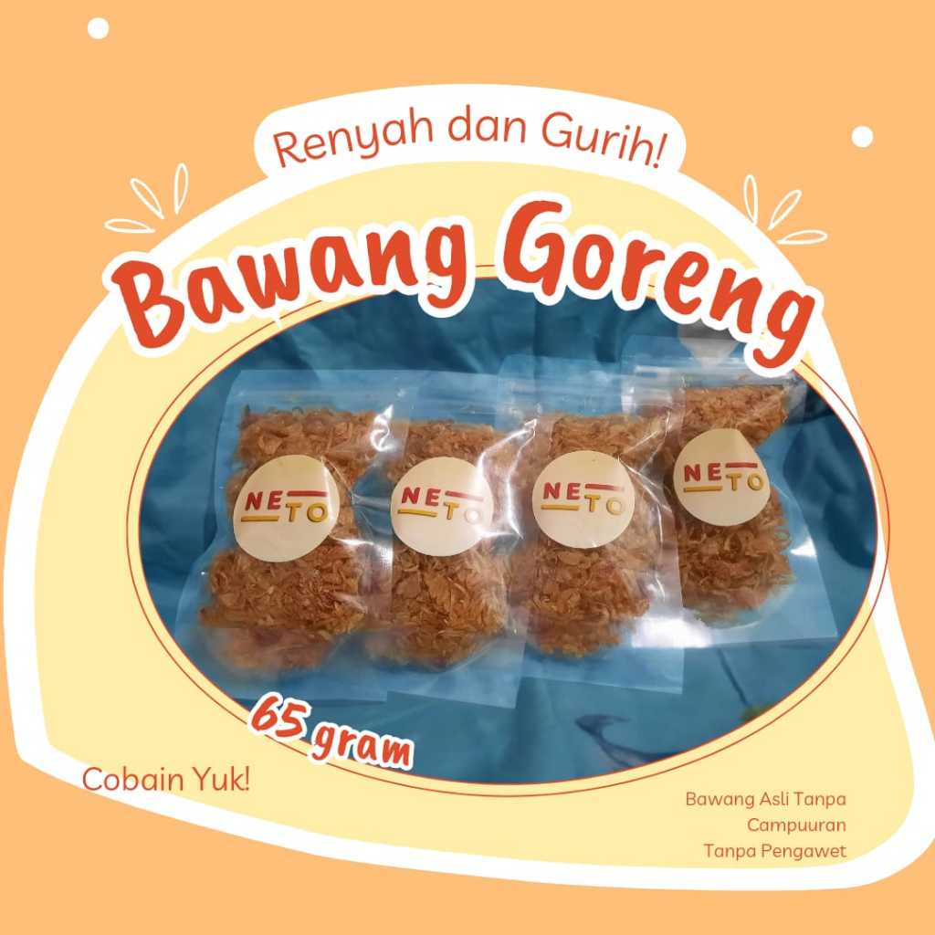 

Bawang Goreng Premium Grade A 65 gram