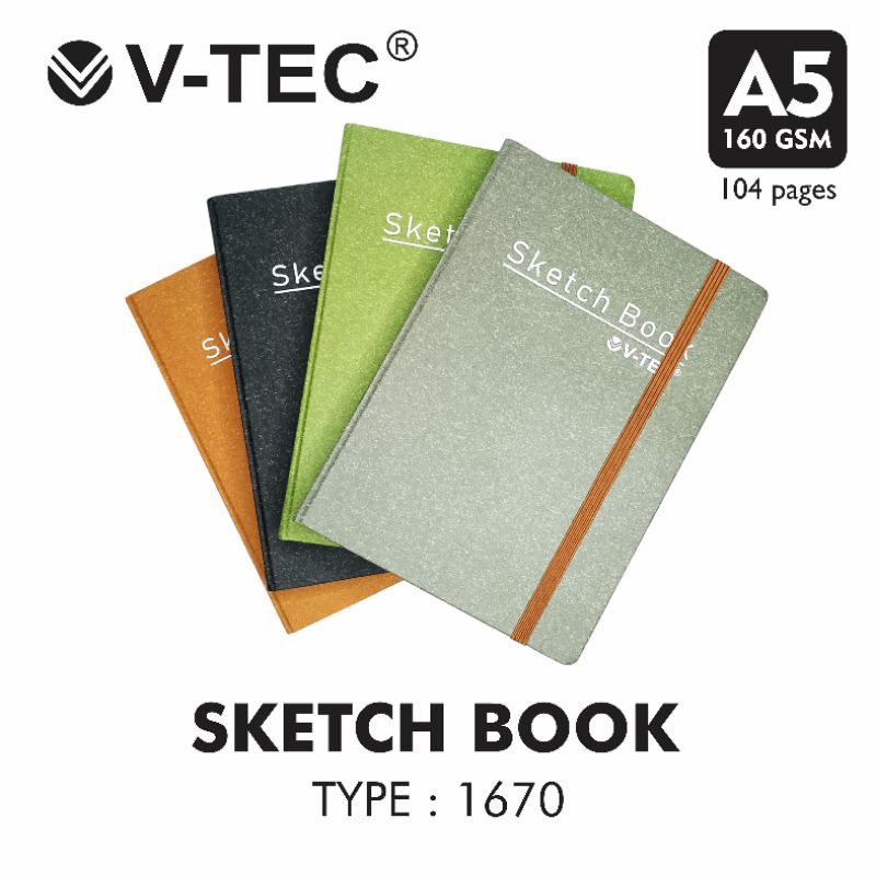 

V-TEC Sketch Book 160 Gsm Type 1670 160 Gsm