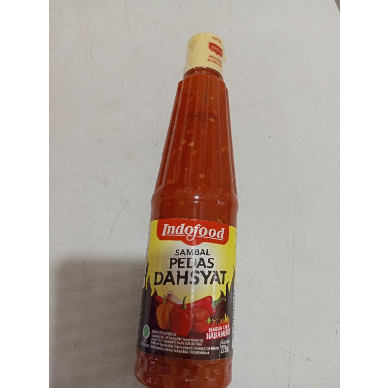 

Indofood sambal pedas dahsyat 275ml