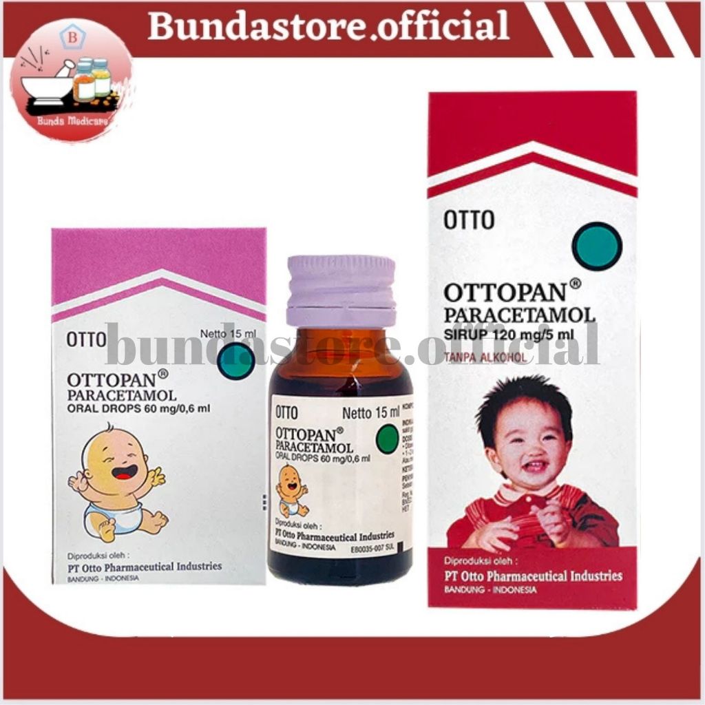 Ottopan Sirup / Drop - Obat Penurun Panas Anak
