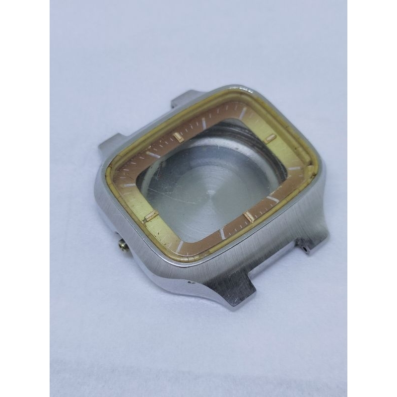Case body jam tangan antik kaca backcase vintage tv shape watch classic part arloji lawas jamtangan 