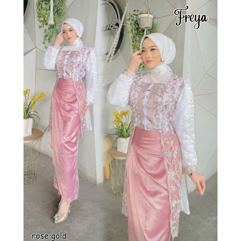 One Set Kebaya Rok Lilit instan ZLP4767