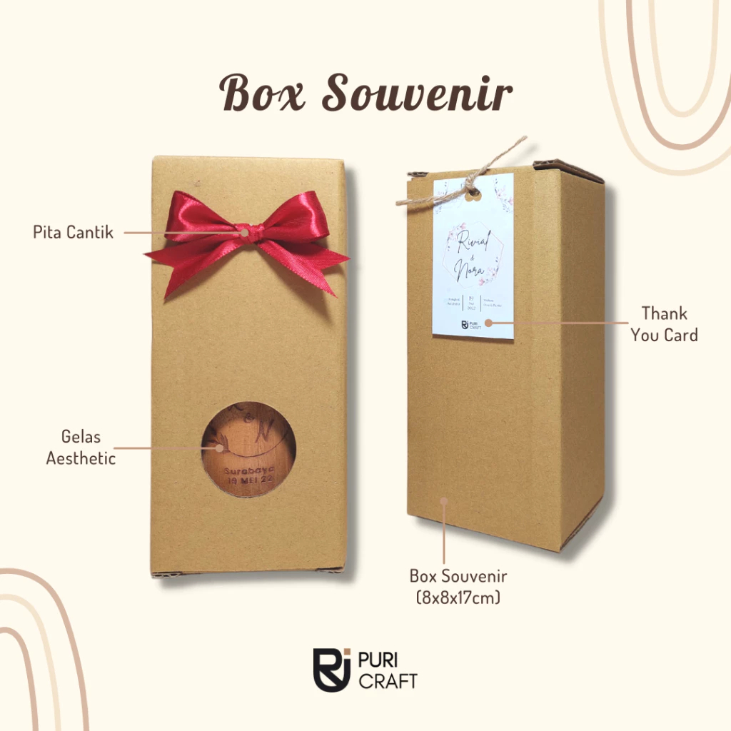 

BOX Khusus KEBAYA Series / Box Gelas Kayu / Harga Satuan
