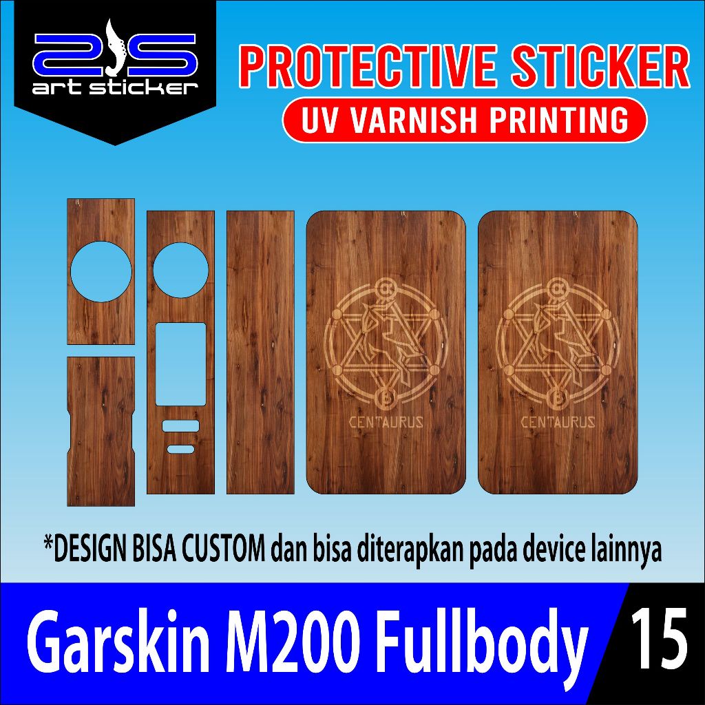 

StikerM200 Wood UV Varnish Printing