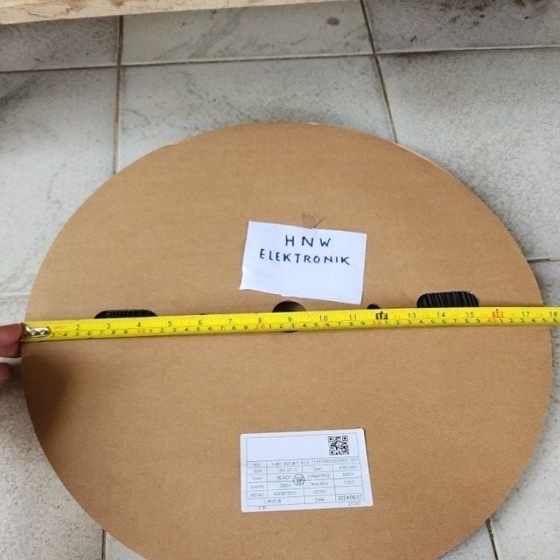 isolasi bakar kabel selongsong selang bakar heat shrink heatshrink 2mm 2 mm harga PER ROLL