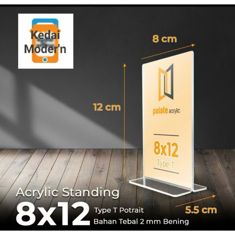 

Nomor meja akrilik 8x12 isi 15 pcs