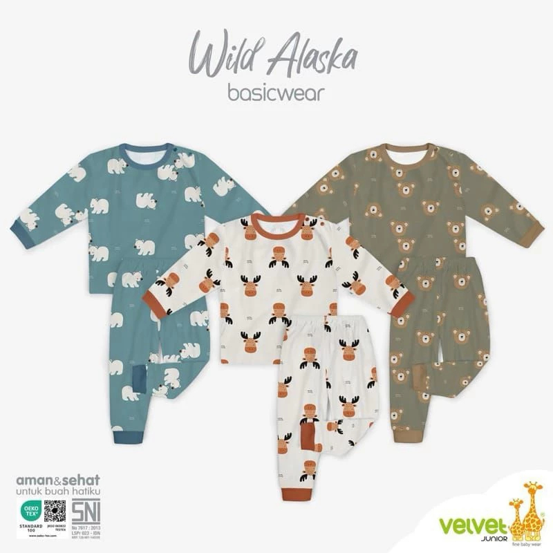 Velvet Junior Piyama Big Size 2-10 Tahun