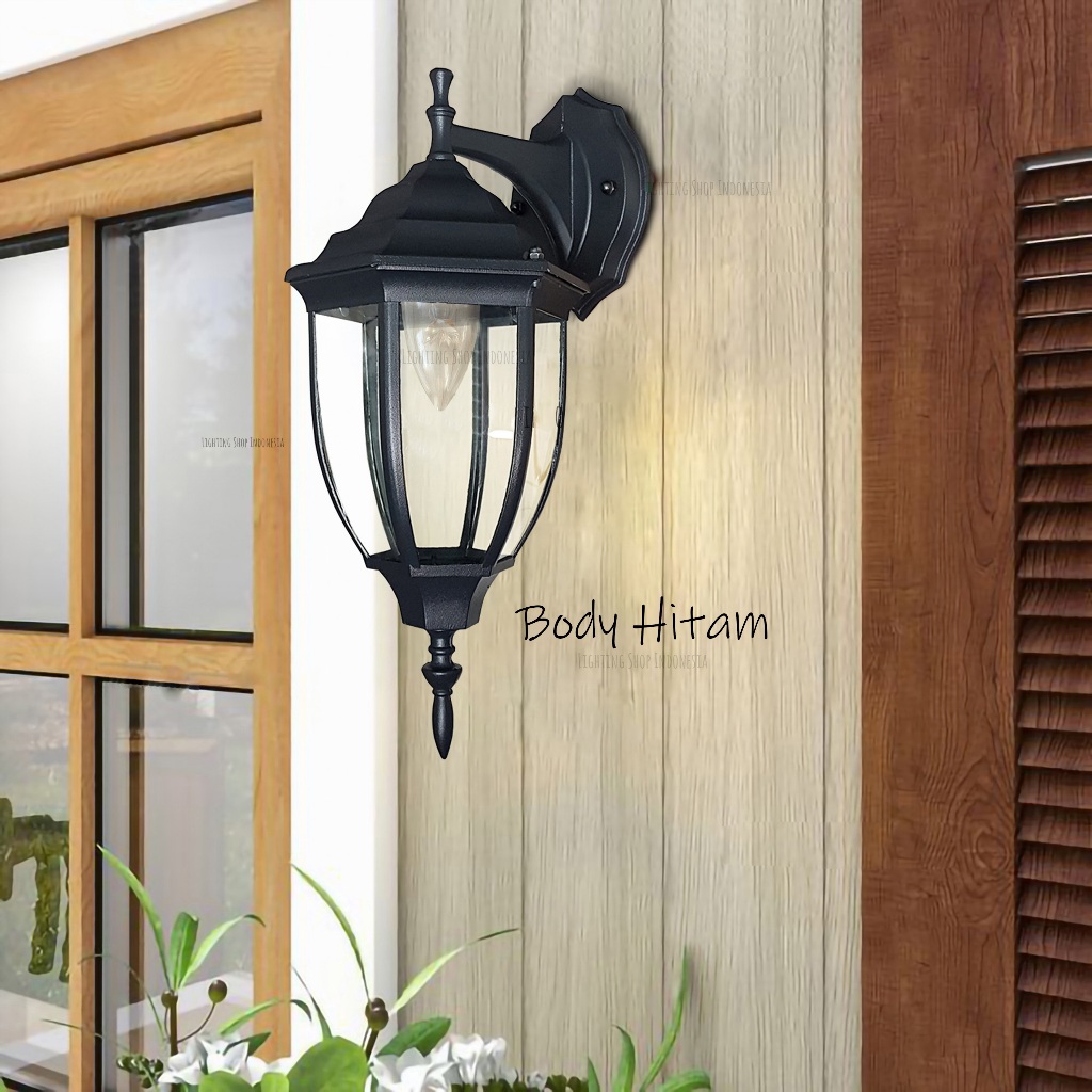 Lampu dinding taman pagar waterproof pilar teras outdoor minimalis