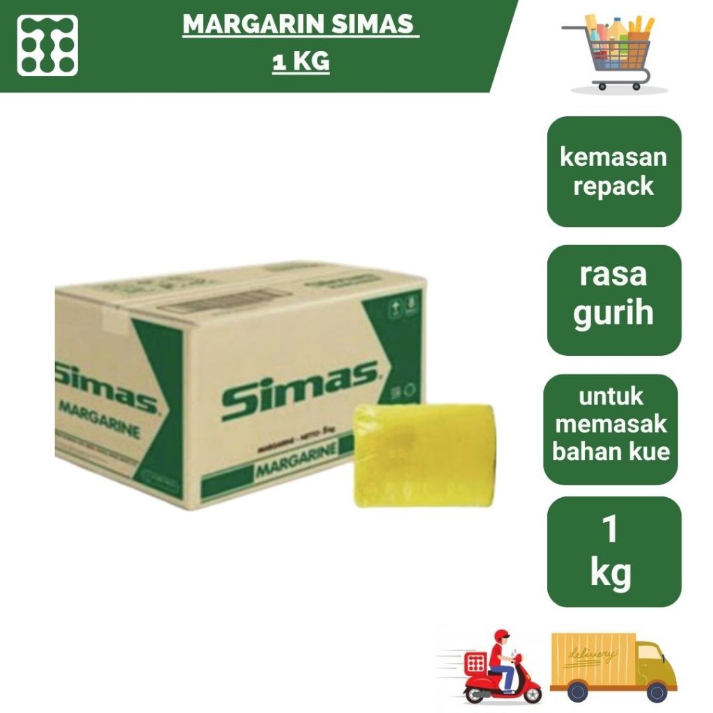 

Margarin Simas Ukuran Kemasan Repack 1kg