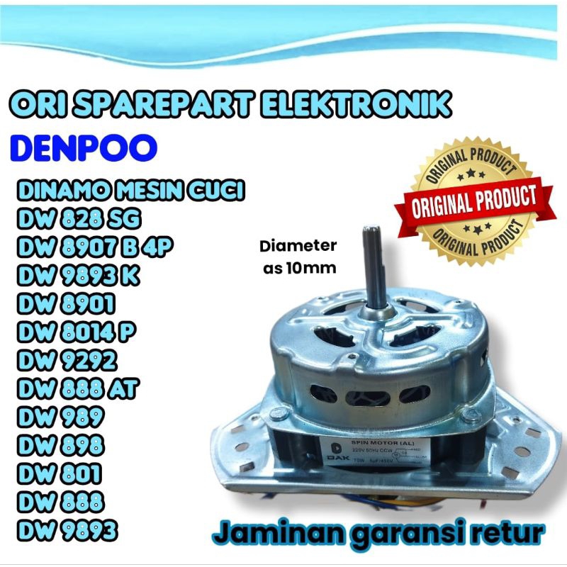 DINAMO MESIN CUCI DENPOO