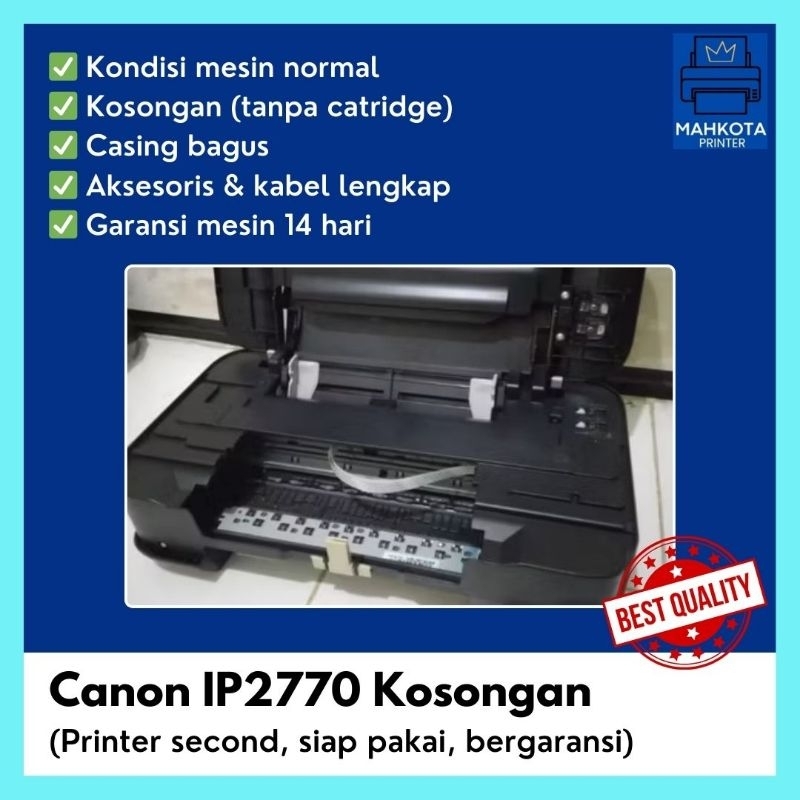 Printer Canon IP2770 Second Normal Kosongan