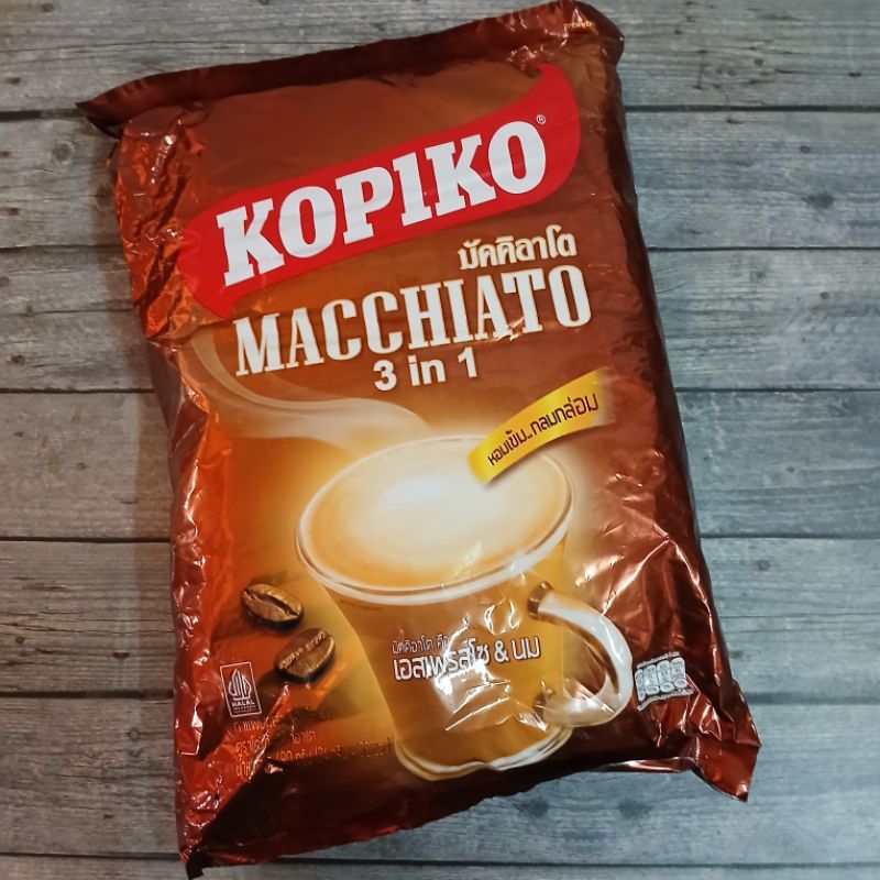 

Kopiko Macchiato 3 in 1 Kopi Susu BangKok Thailand Nescafe Moccona