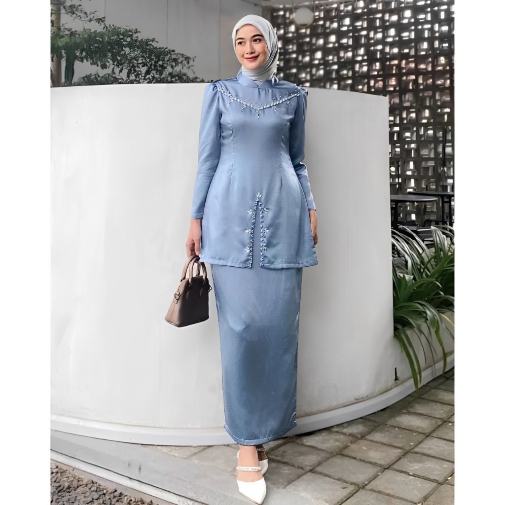 TERBARU - Fayra Baju Kurung Kekinian Setelan Wanita Kondangan Oneset Bridesmaid Kebaya Wisuda Modern