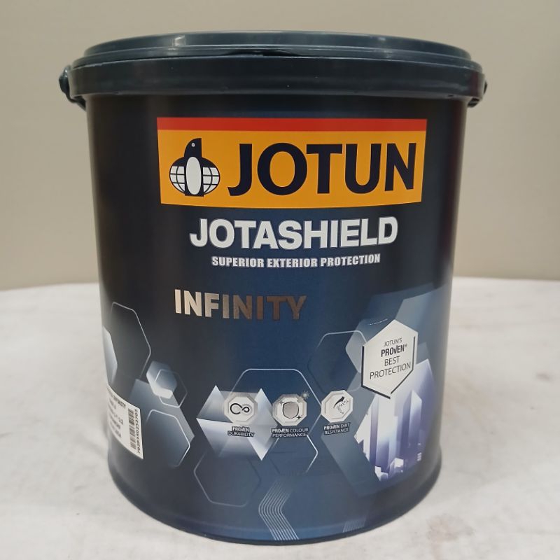 JOTUN JOTASHIELD INFINITY 2,5 LTR/CAT TEMBOK LUAR/CAT TEMBOK EXTERIOR/CAT TEMBOK TAHAN PANAS DAN HUJ