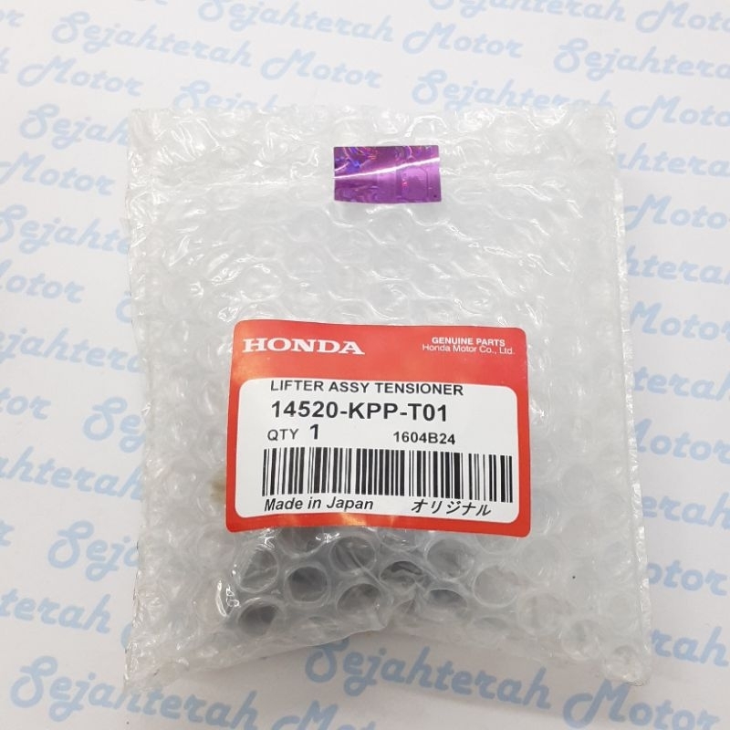 14520-KPP-T01 SETELAN TENSIONER STELAN KAMPRAT TONJOKAN KETENG LIFTER CBR150R SONIC 150R SUPRA GTR