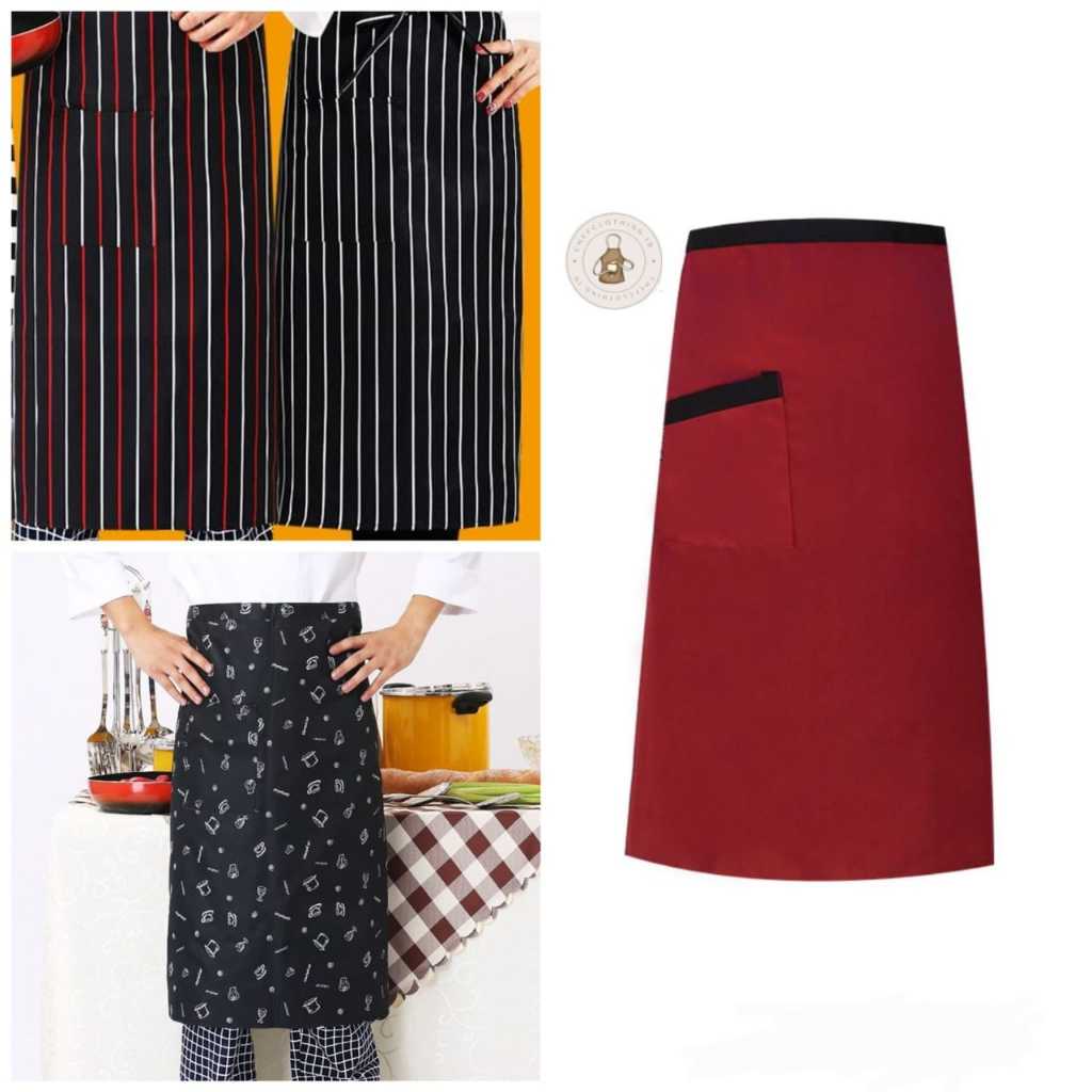 Half Celemek/Apron setengah badan/Apron Half Body