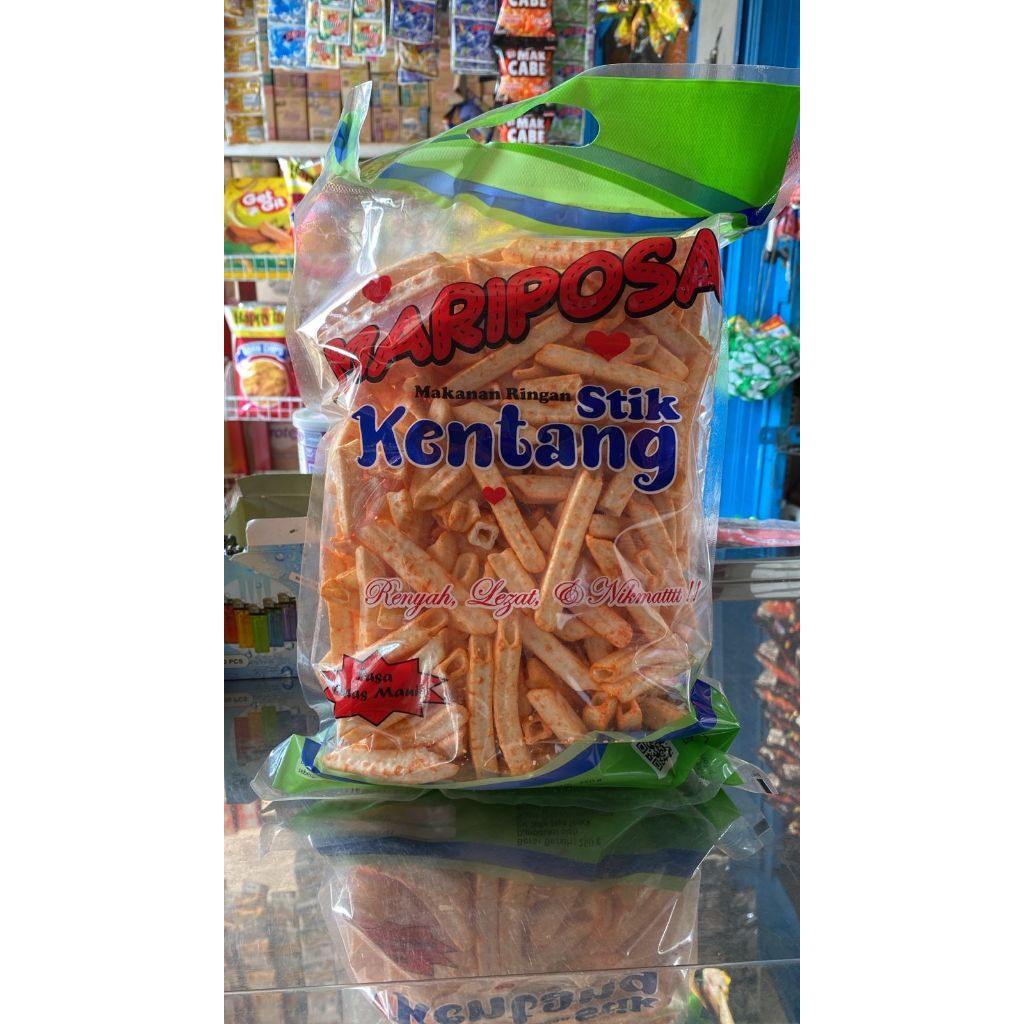 

snack stick kentang mariposa 250gr