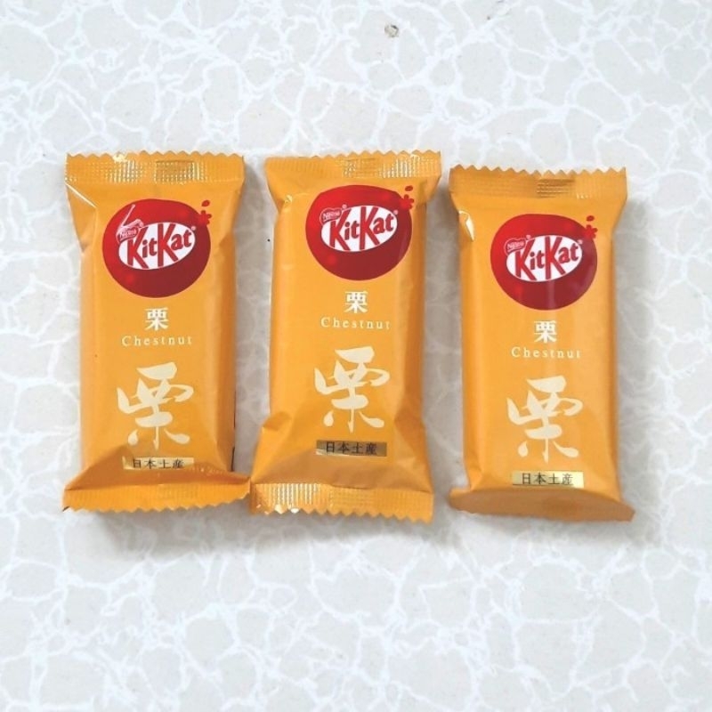 

white chocolate Chestnut kitkat japan jepang coklat