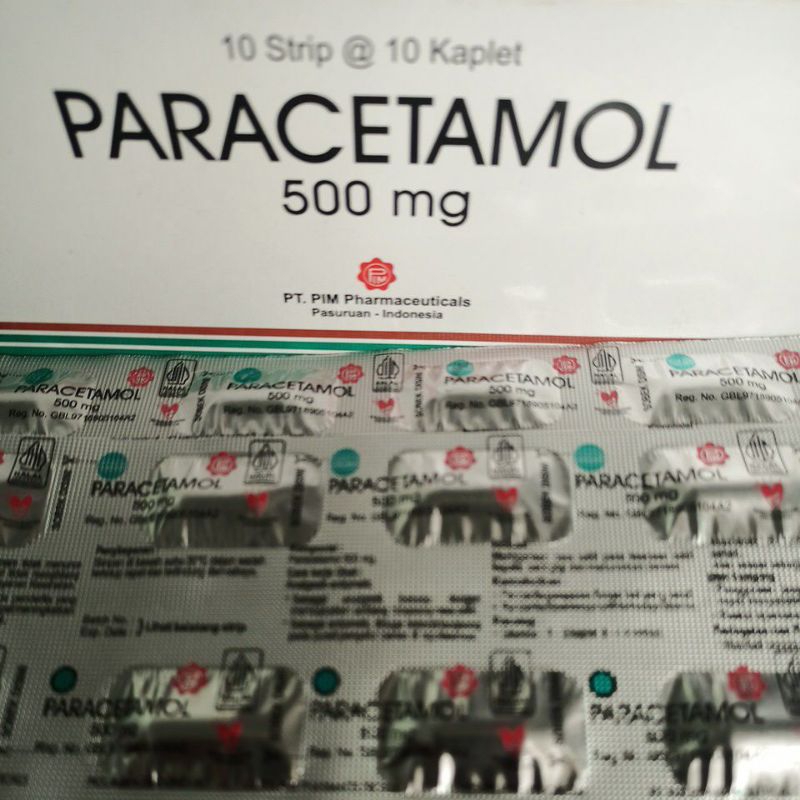 PARACETAMOL 500mg 1 strip 10 kaplet