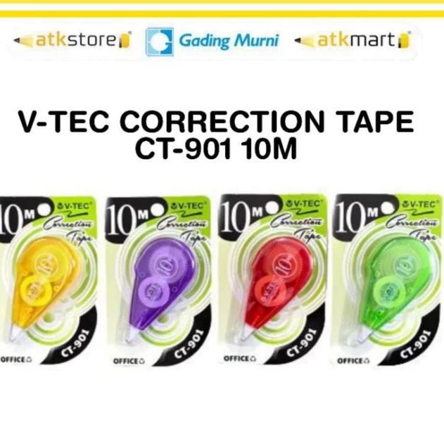 

V Tec Correction Tape CT-901 // Tipe X Kertas // Stipo Kertas