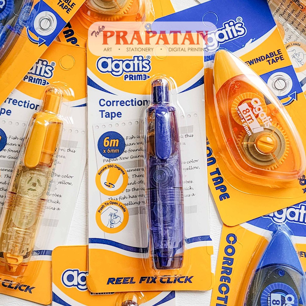 

Agatis Correction Tape | Tip Ex Kertas