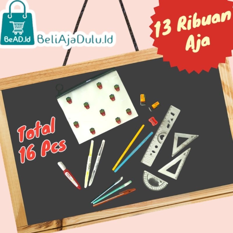 

Set Alat Tulis / Set stationary / Paket alat tulis / Set pensil /set pulpen / Alat tulis / Alat sekolah
