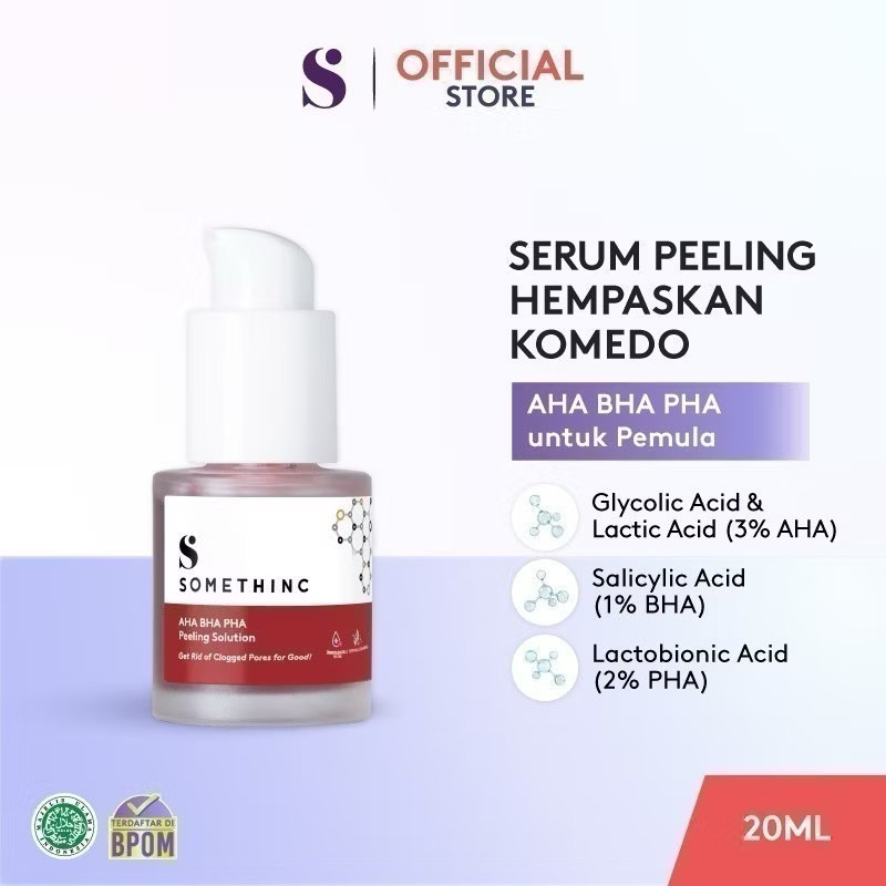 SOMETHINC AHA BHA PHA Somethinc Peeling Solution Serum Eksfoliasi Peeling Original Ready Stock Makas