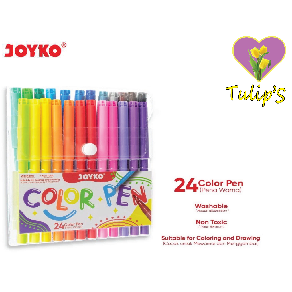 

COLOR PEN 12/24 WARNA JOYCO 100%ORI