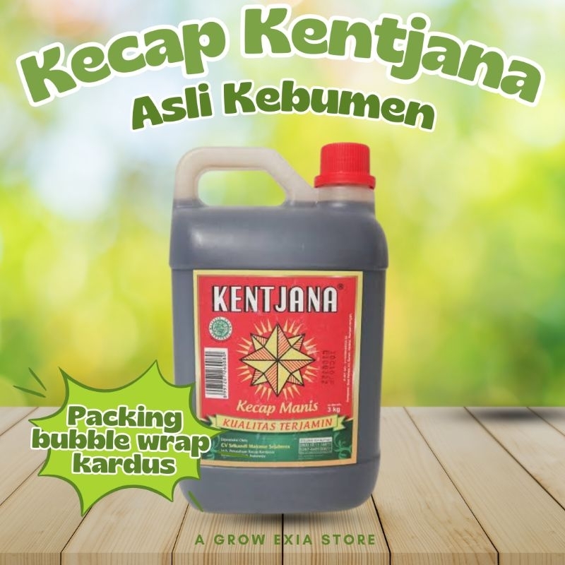 

Kecap Manis Kentjana Asli Kebumen Jirigen 3 kg