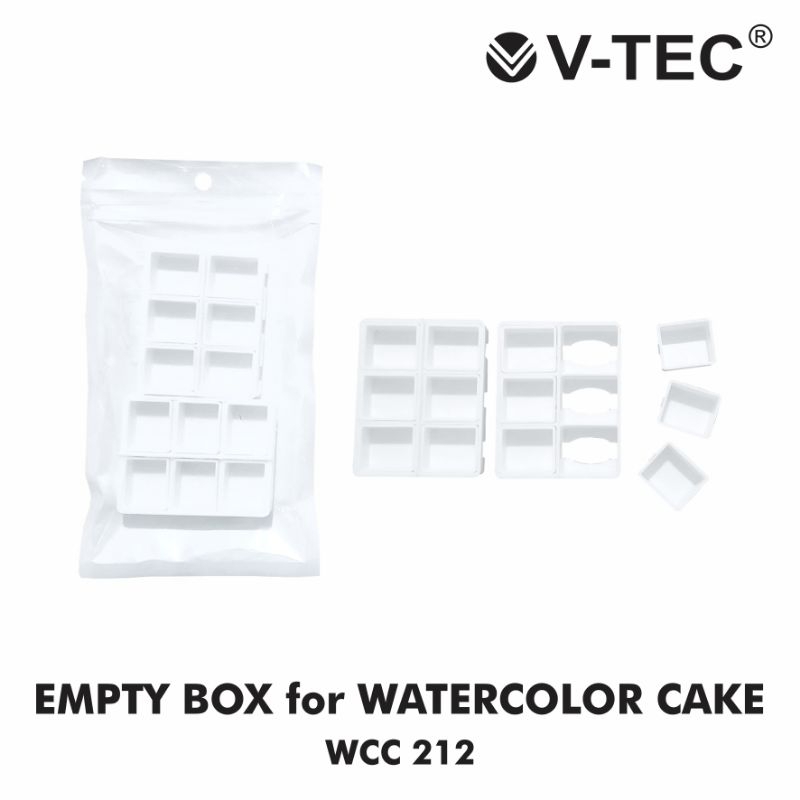 

V-TEC Empty Box For Watercolor Cake Type WCC 212