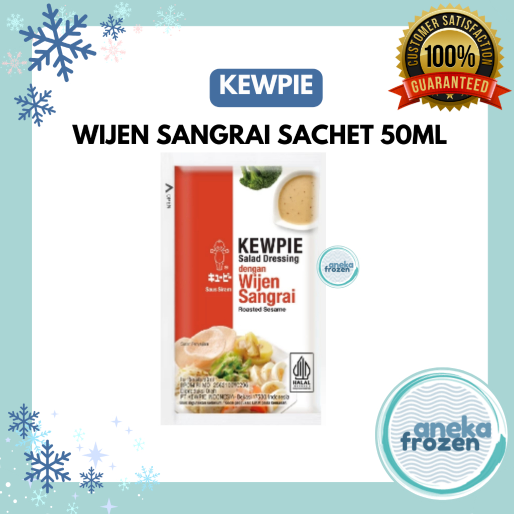 

[50ml] KEWPIE Salad Dressing - Wijen Sangrai aneka frozen malang