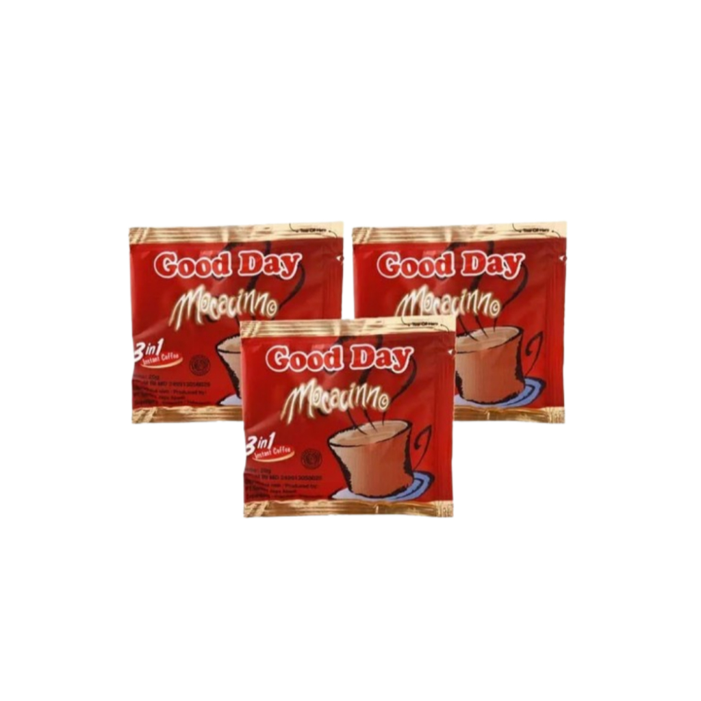 

Good Day Moccacinno Merah 20 g | 1 Renteng isi 10 pcs