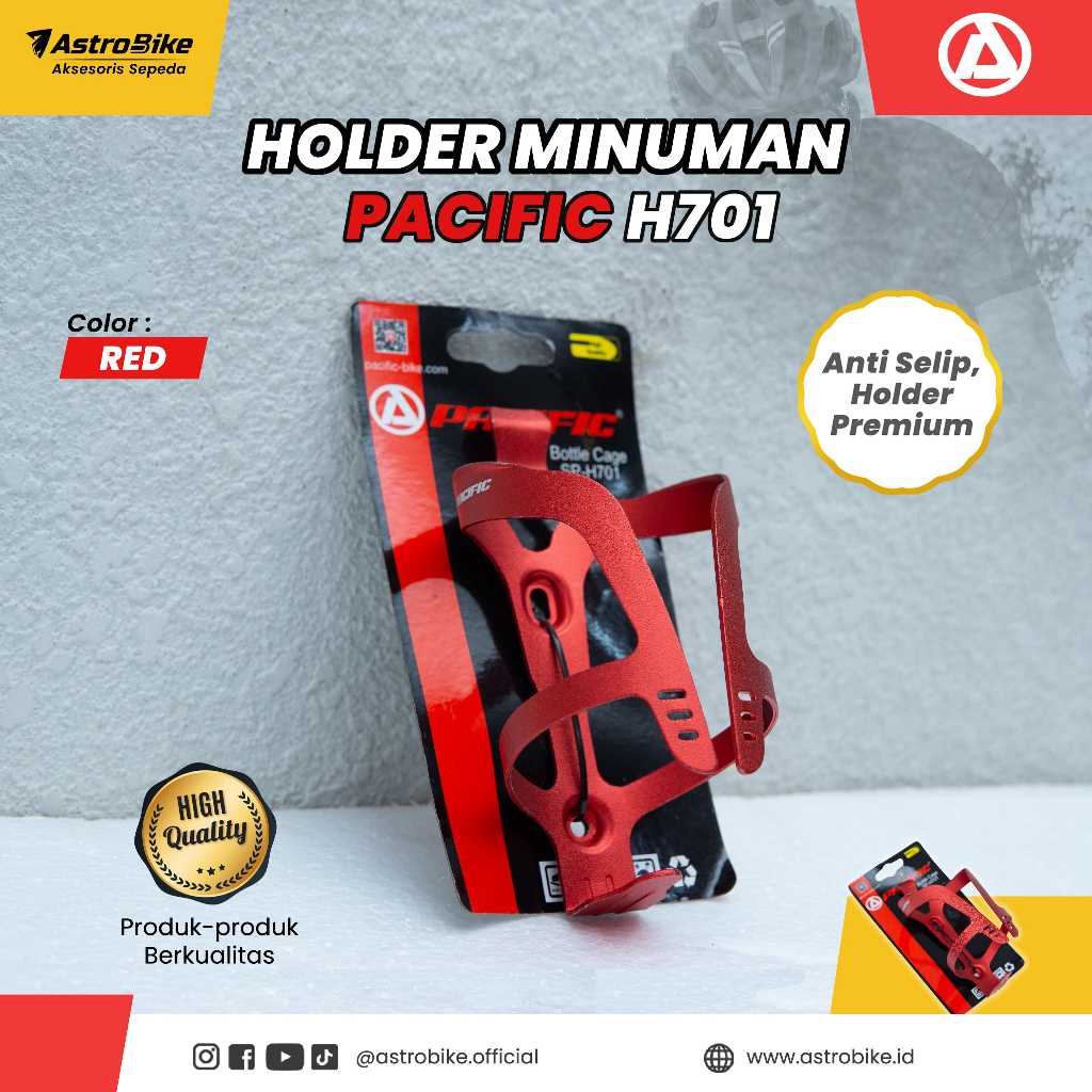 Holder Botol Minum Sepeda - PACIFIC H701
