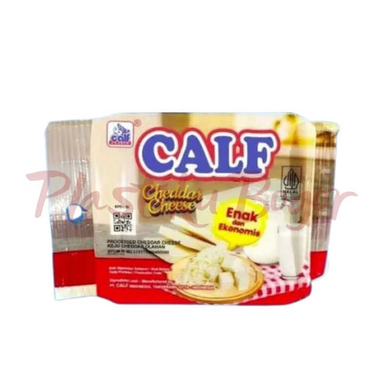 

Keju Calf Cheddar Cheese Ekonomis 200 Gr / Pcs