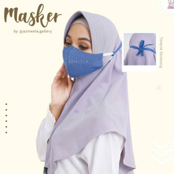 KODE K67U AZMEELA MASKER KAIN AZMEELA BAHAN STANFORD
