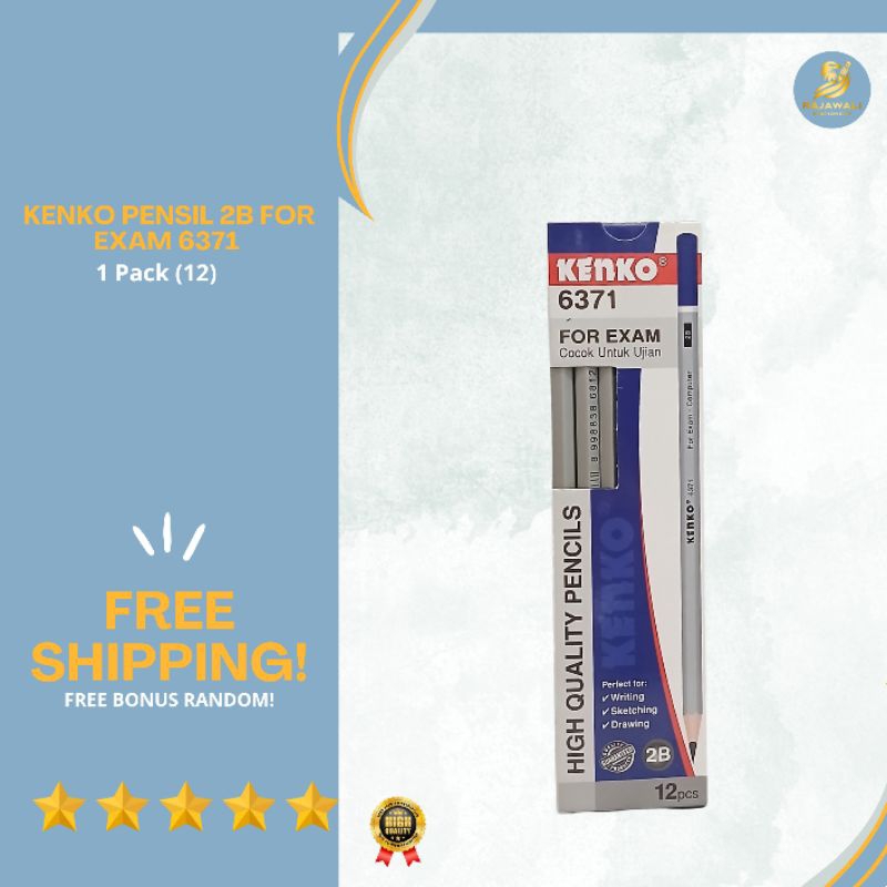 

Kenko Pensil 6371 For Exam 2B | 6 Pcs & 12 Pcs | Hight Quality