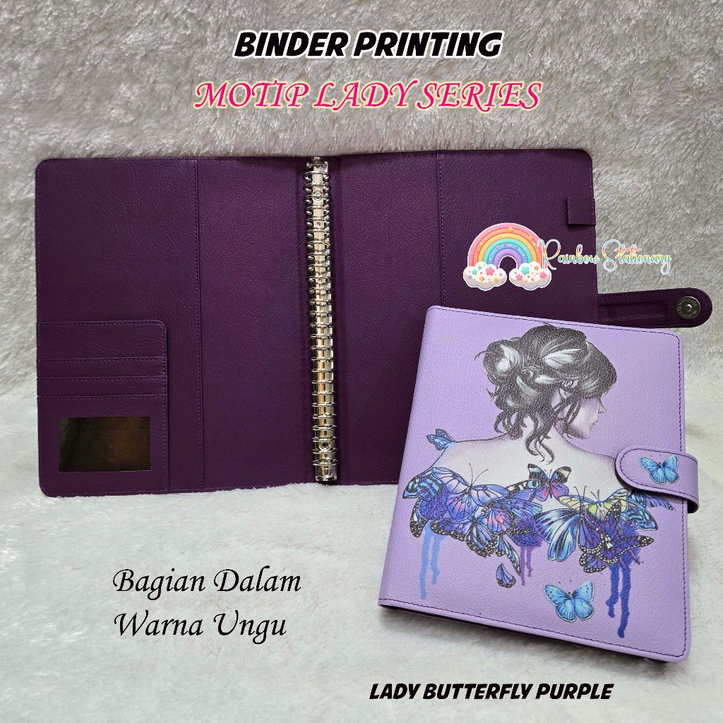 

Binder Printing Motip Lady Series. Ukuran A5/20 holes & B5/26 holes